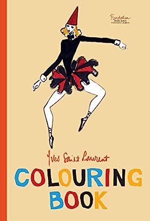 yves saint laurent vestiti coloring book|Yves Saint Laurent Colouring Book .